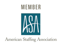 Member of American Staffing Association Member of ASA American Staffing Association